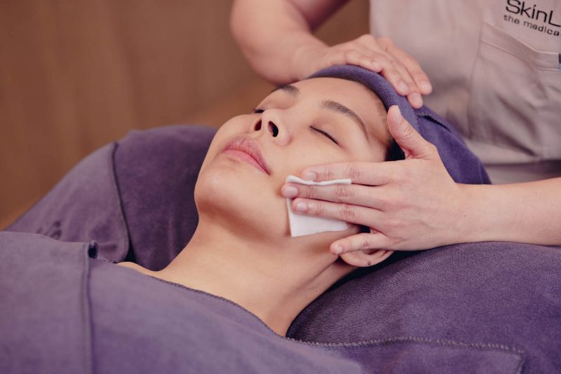 Gentle toner application for sensitive skin