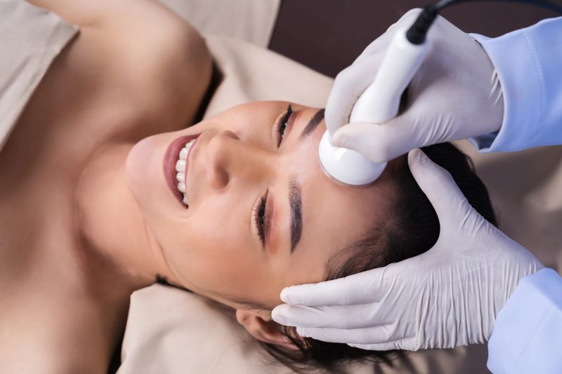 Woman undergoing LDM therapy in Singapore